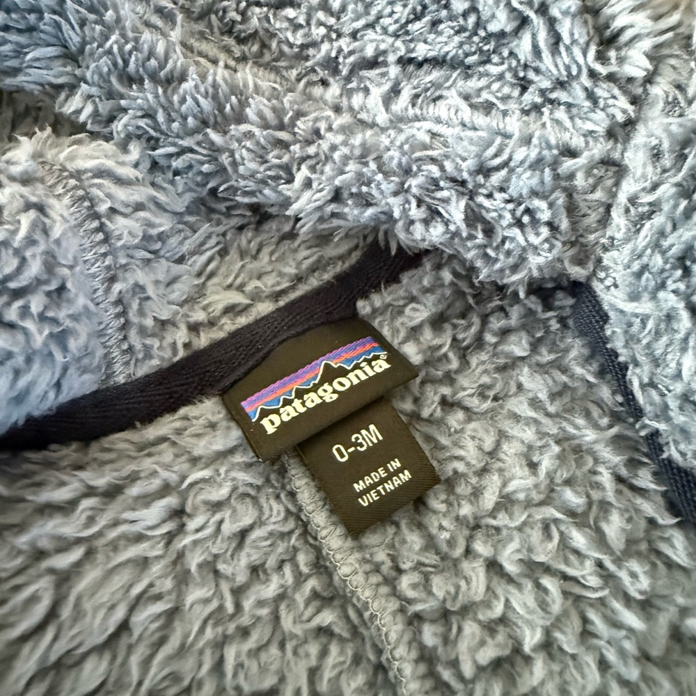 Patagonia Blue Furry Friends Onesie - Picture 2 of 4